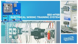 ELECTRICAL WIRING LEARNING SYSTEM  Amatrols 850MT6B [upl. by Atirat]