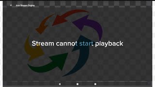 Acestream error cannot start playback y playback session id [upl. by Euqirrne]