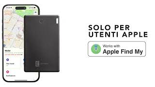 Cellularline TRACY CARD  Localizzatore di oggetti compatibile con Apple Dovè [upl. by Dur200]