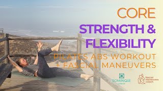 Pilates Core Strength  Fascial Maneuvers to Release Gallbladder amp Stomach Tension [upl. by Krefetz]