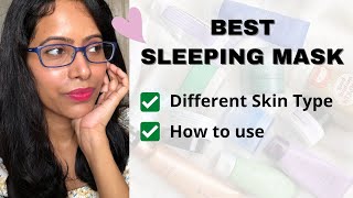 14 BEST Korean sleeping mask Review ✅ How to use ✅ Different skin types [upl. by Atterahs48]