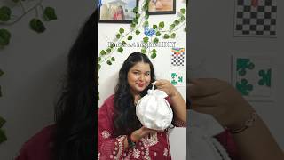 How I made a pearl bag 🌸anuvjain pearlbag diybags pinterest pinterestaesthetic shorts [upl. by Eetnom201]