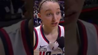 Paige Bueckers postgame sideline interview [upl. by Rennold497]