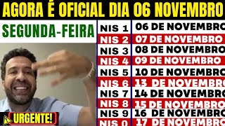 ✅️ GRAÇAS A DEUS PODE SACAR NESSA SEGUNDAFEIRA DIA 06 ANTECIPAÇÃO DE NOVEMBRO CALENDÁRIO OFICIAL [upl. by Euqinue]