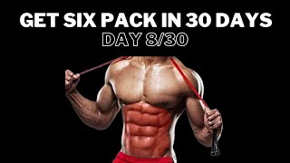 Get Six Pack in 30 Days  ABS Workout Day 830 [upl. by Wasserman]