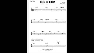 Blue in Green Miles Davis  Backing Track 60 BPM [upl. by Naleag]