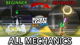 Every Single Mechanic in Rocket League Sideswipe  All Mechanics Tutorial [upl. by Mckinney273]