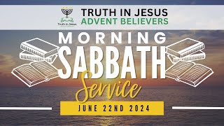 Morning Sabbath Service  1 Corinth 13  Church Growth [upl. by Finzer593]