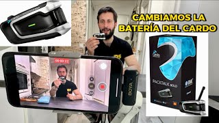 Cambiar batería cardo packtalk bold TUTORIAL [upl. by Marl]