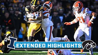 Illinois at Iowa  Extended Highlights  Big Ten Football  Nov 18 2023 [upl. by Behl]