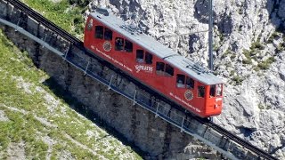 スイス・ピラトゥス登山鉄道 Pilatus Cogwheel Railway Switzerland [upl. by Guendolen]