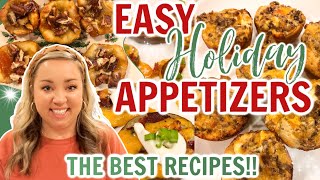 HOLIDAY APPETIZERS  EASY APPETIZER RECIPES  BEST PARTY FOOD  COOK WITH ME  JESSICA ODONOHUE [upl. by Kamin]