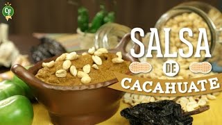 ¿Cómo preparar Salsa de Cacahuate  Cocina Fresca [upl. by Logan60]