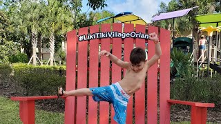 Liki Tiki Village Orlando Tour of a Villa and the Village Grounds 🌴 [upl. by Nelag]