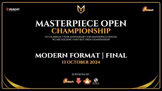 MASTERPIECE OPEN CHAMPIONSHIP  MODERN FORMAT FINAL [upl. by Emma]