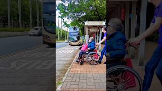 Bus Care for the Disabled shortsvideo [upl. by Leanard583]