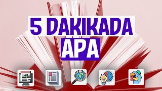 5 Dakikada APA Kuralları [upl. by Nevets]