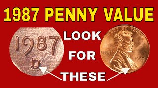 1987 penny value 1987 Valuable pennies and error coins to look for [upl. by Britton]