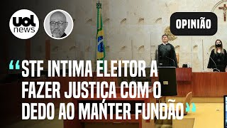 STF delega ao eleitor a tarefa de punir políticos por fundão de R 49 milhões diz Josias de Souza [upl. by Kirsteni6]