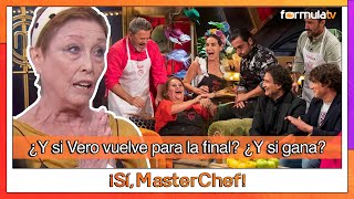 La ida y venida de VERÓNICA FORQUÉ en la semifinal del CELEBRITY ¡Sí MasterChef [upl. by Ghassan190]