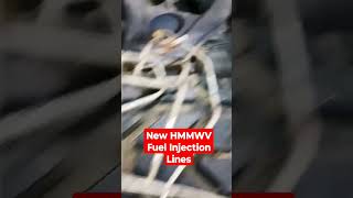 Surplus HMMWV rebuild with new fuel injection lines [upl. by Jolee]