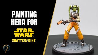 How to paint Hera Syndulla for Star Wars Shatterpoint [upl. by Ellenid]