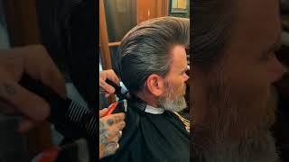 Massive Taper Fade Pompadour Transformation – Bold amp Clean 💈✂️ pompadour hairstyle [upl. by Phelips]