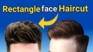 best hairstyles for rectangle face shapeoblong face hairstyle menshorts [upl. by Leamsi]