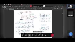 Factorisation of trinomial of the first form [upl. by Ainat]