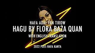 Hagu by Flora Baza with lyrics English Translation [upl. by Penelope682]