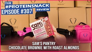 Sams Pantry  Chocolate Brownie with Roast Almonds Protein Bars [upl. by Eisset230]