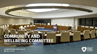 Community and Wellbeing Committee on Monday the 11th of November 2024 at 630pm [upl. by Attennaj]