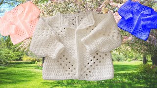 Gilet au Crochet toutes tailles Hexagone 🌺💕 [upl. by Cathee719]