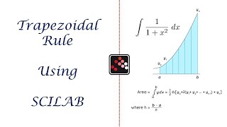 SCILAB TUTORIALS  TRAPEZOIDAL RULE  SCILAB BEGINNERS [upl. by Seilenna]