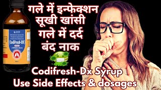 codifresh dx syrup in hindiCodistar dx syrupcorex dx syrupusesdosage amp side effects [upl. by Latta]