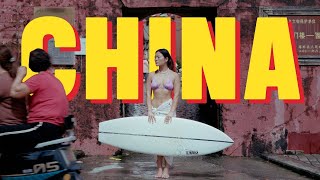 I Went Surfing in China during Typhoon  Solo Travel Ep 3 [upl. by Eem]