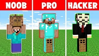 Minecraft NOOB vs PRO vs HACKER STEVE HOUSE CHALLENGE in minecraft  Animation [upl. by Nosduh870]