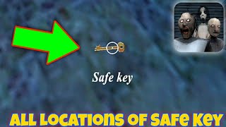 All Locations of the Safe Key  Granny 3 [upl. by Retloc593]