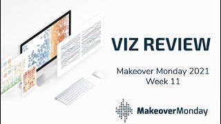 MakeoverMonday 2021 Week 11  Viz Review [upl. by Ijnek]