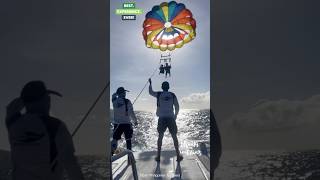 Actual Boracay Parasailing Best ever experience Tanoshii Kattayo [upl. by Kahl286]