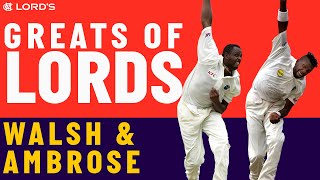 Fast Bowling Personified  Courtney Walsh vs Curtly Ambrose  Whos The Greatest  Lords [upl. by Salem]