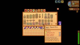 How to learn Hyper SpeedGro recipe  Stardew Valley [upl. by Bedell818]