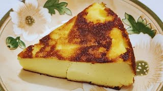 Basque Burnt Cheese Cake RecipeCreamy And Gooey Easy Cheese Cake [upl. by Gollin]