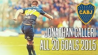 Jonathan Calleri  SAO PAULOS NEW SIGNING  All 20 Goals for Boca Juniors 2015  HD [upl. by Olyhs]