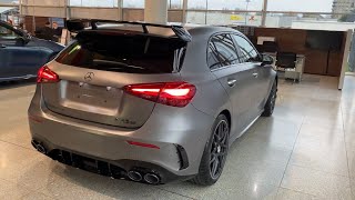 2024 Mercedes A45 S AMG  Interior Exterior and Sound [upl. by Rein380]