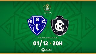 AO VIVO  Paysandu x Remo  Copa Verde 2021 [upl. by Shay59]