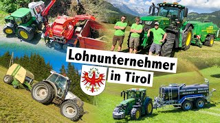 Lohnunternehmen in Tirol 🚜☀️🏔️ Hackgut Schernthaner  Arbeiten wo andere Urlaub machen [upl. by Attayek]