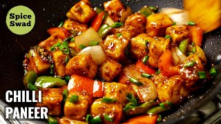 CHILLI PANEER RESTAURANT STYLE  CHILLI PANEER  CHILLI PANEER RECIPE [upl. by Kopple]