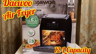 Daewoo Digital Air Fryer demo and Review [upl. by Bannon]