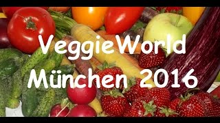 Veggie World Messe 2016  Was es so Veganes gibt [upl. by Godart373]